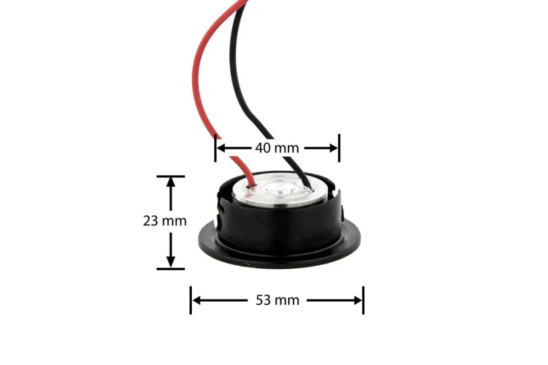 Groenovatie Inbouwspot LED 3W - Ø52mm Zwart - afbeelding 6 van 6