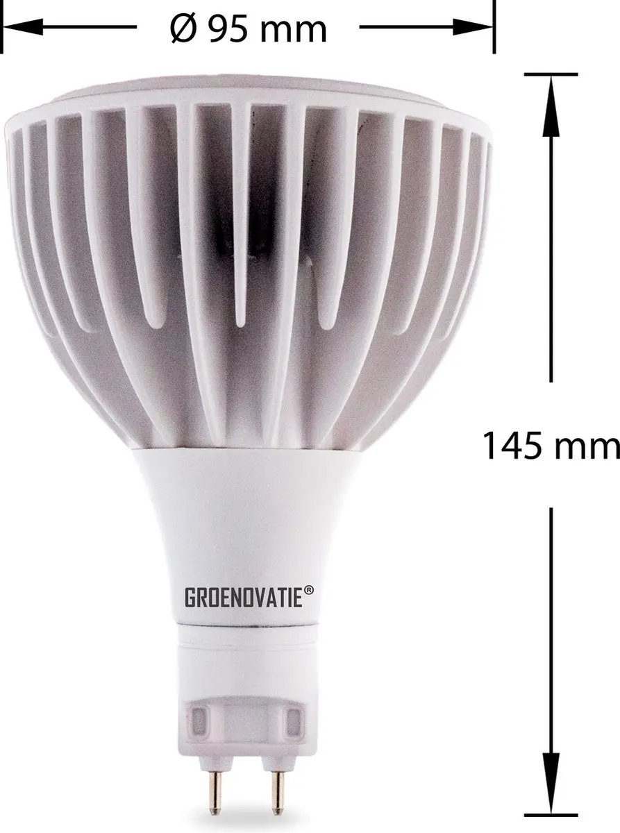 Groenovatie LED Spot G12 35W Neutraal Wit 40° - Wit
