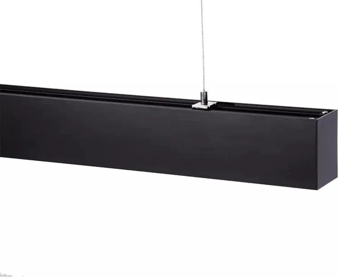 Groenovatie LED Linear Hangarmatuur 36W 120cm - Zwart