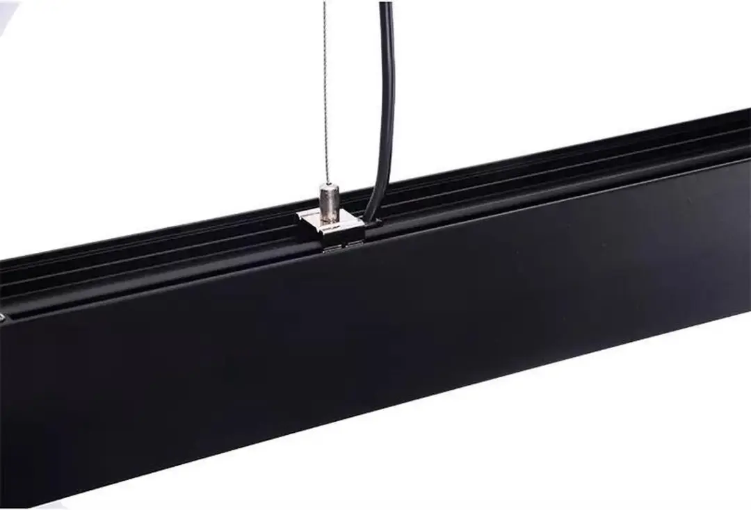 Groenovatie LED Linear Hangarmatuur 36W 120cm - Zwart