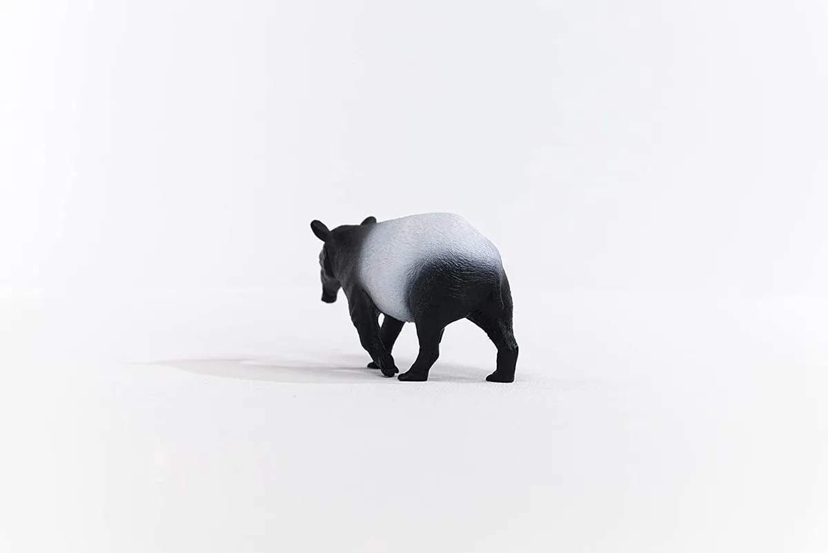 Schleich WILD LIFE Tapir Speelfiguur 14850 - Zwart/Wit