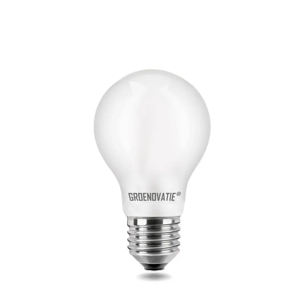 Groenovatie LED Filament Lamp E27 4W Extra Warm Wit Dimbaar - 6 Stuks Mat