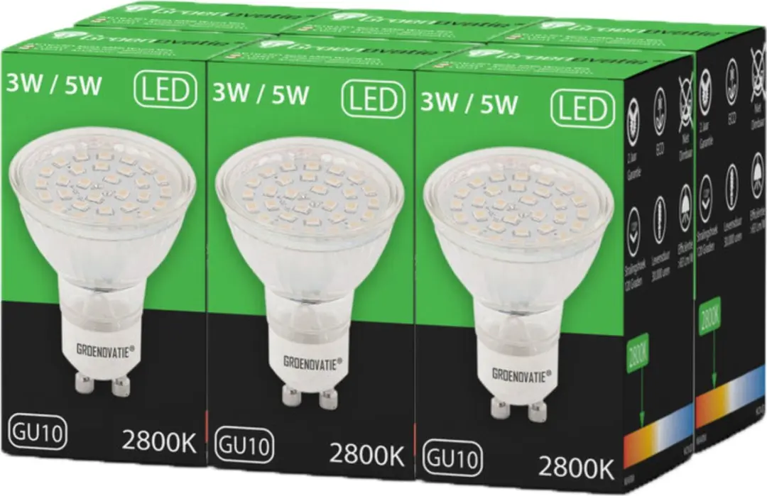 Groenovatie LED Spot GU10 5W