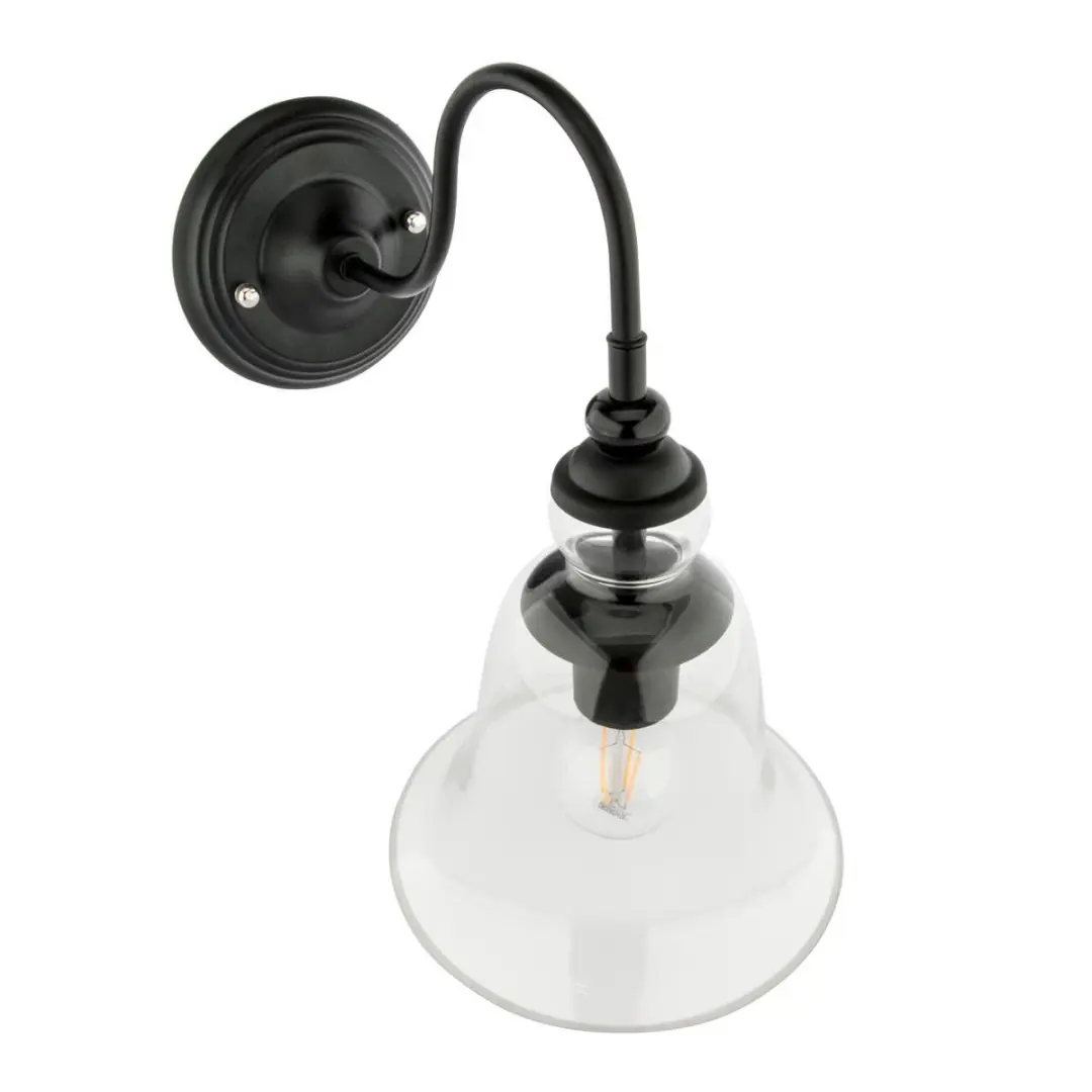 Groenovatie Vintage Wandlamp E27 - 31x22x31cm - Zwart