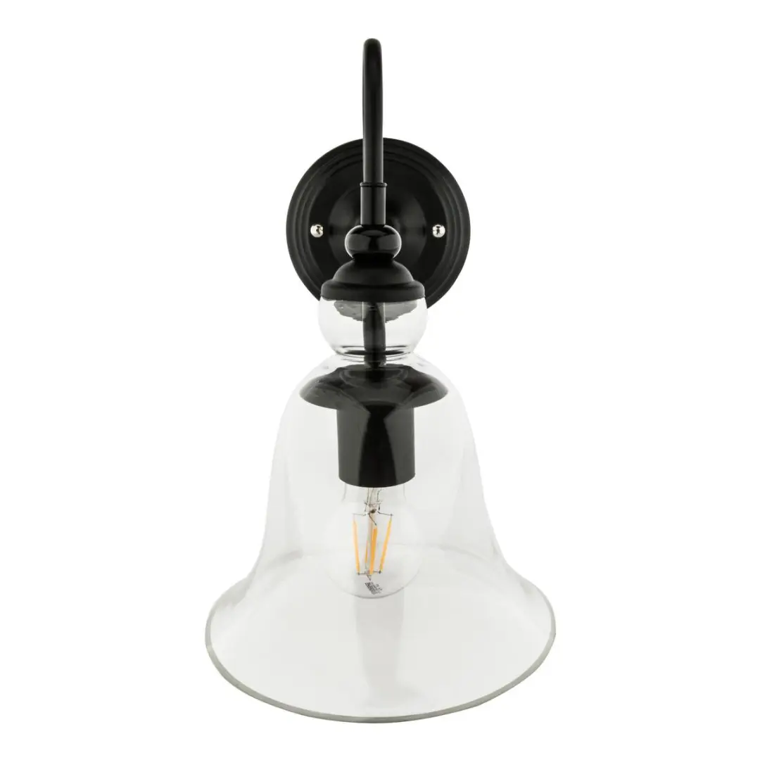 Groenovatie Vintage Wandlamp E27 - 31x22x31cm - Zwart