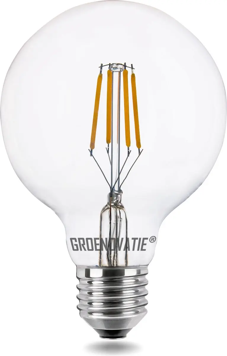 Groenovatie LED Filament Globelamp E27 Fitting