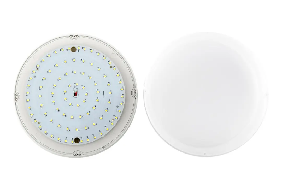 Groenovatie LED Wandlamp 18W IP54 Warm Wit - Rond 21cm - afbeelding 6 van 6