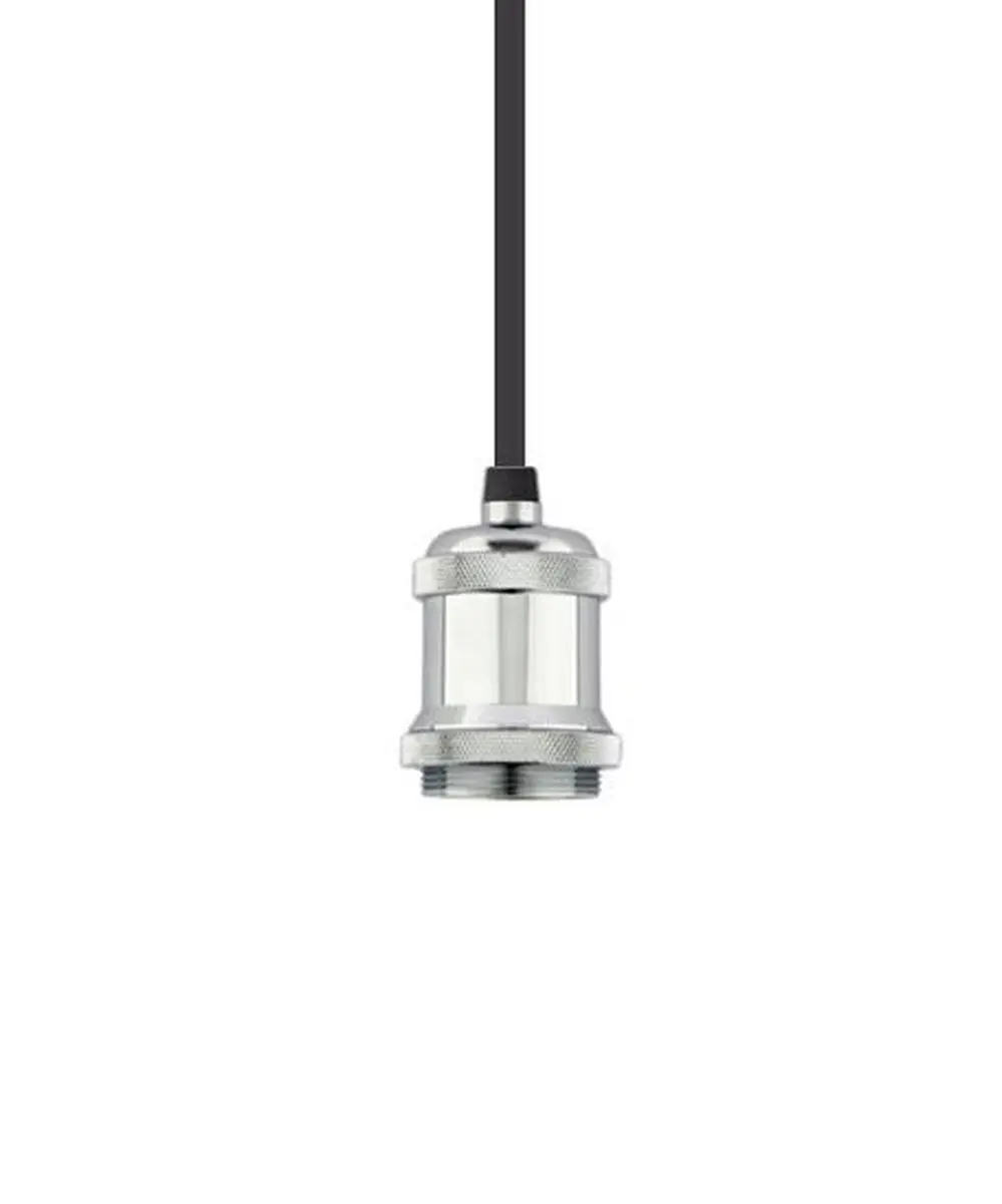 Groenovatie Vintage Hanglamp E27 - Chroom - Ø200cm