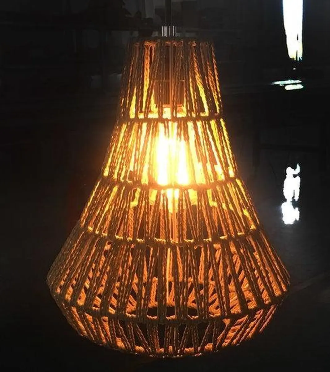 Groenovatie Jute Touw Hanglamp