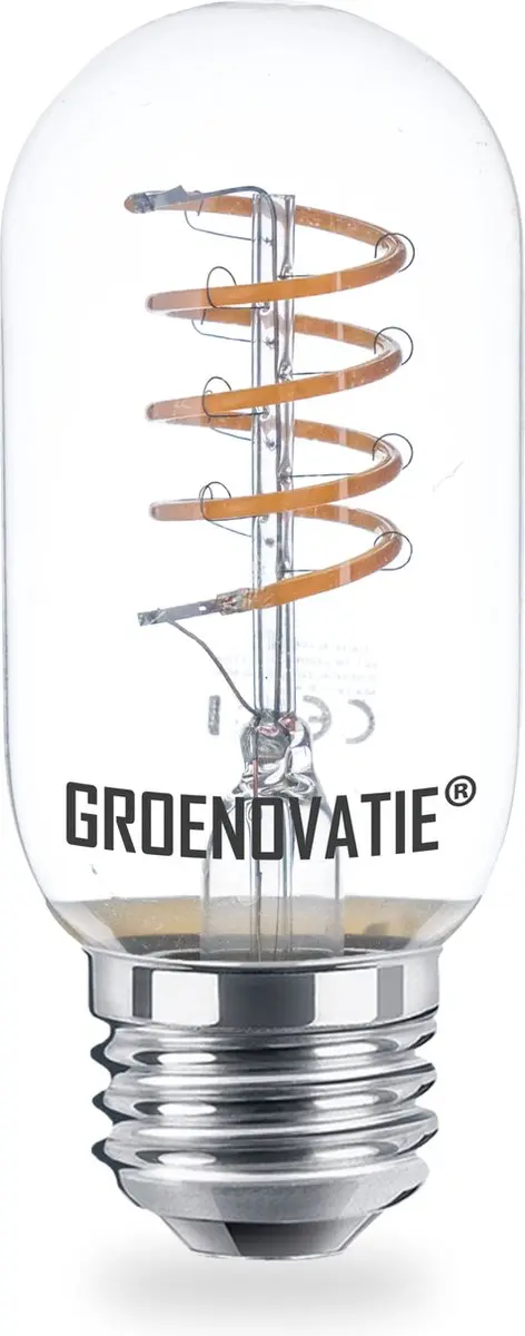 Groenovatie LED Filament Buislamp E27 3W