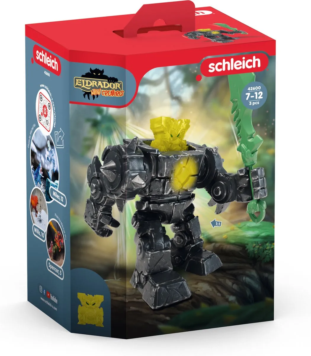 Schleich Eldrador Creatures Shadow Jungle Robot 42600 - Geel/Zwart