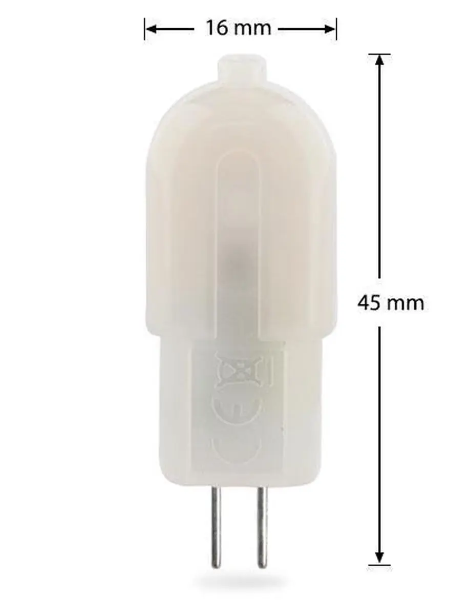 Groenovatie LED Lamp G4 2,5W Warm Wit - 6 Stuks - Mat