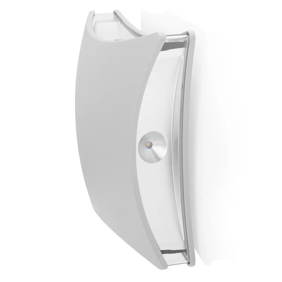 Smartwares LED Wandlamp 10.048.23 - 1W - Ø20cm - Grijs