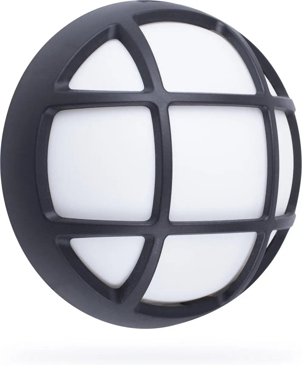Smartwares Daniel LED Bulkhead Round 4W - 5cm - Zwart
