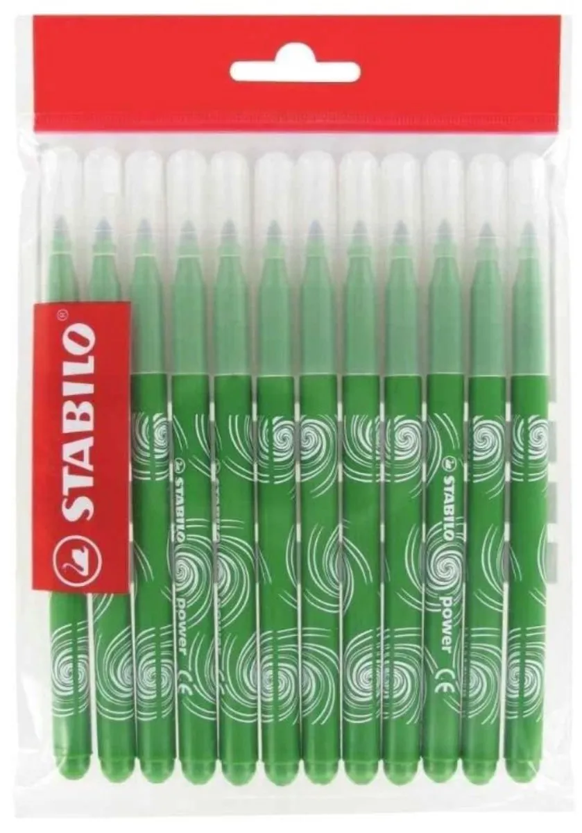 STABILO Power Refill Viltstiften Donkergroen