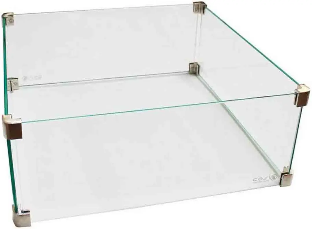 Cosi Square Glasset Set - 50x50x21cm - Transparant - afbeelding 6 van 6