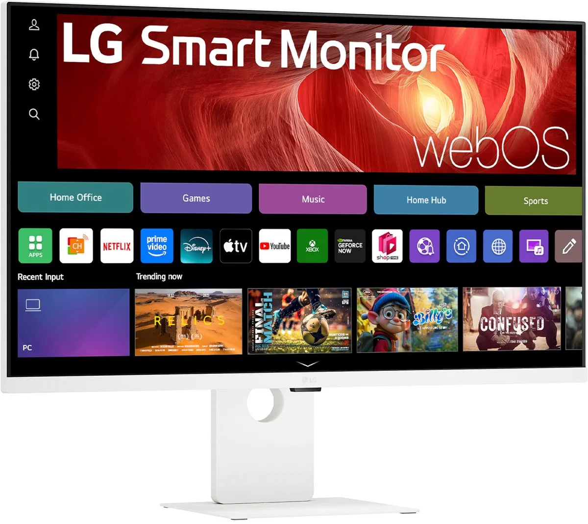 LG 37U730SA Smart Monitor 4K - 37 Inch - USB-C 65W