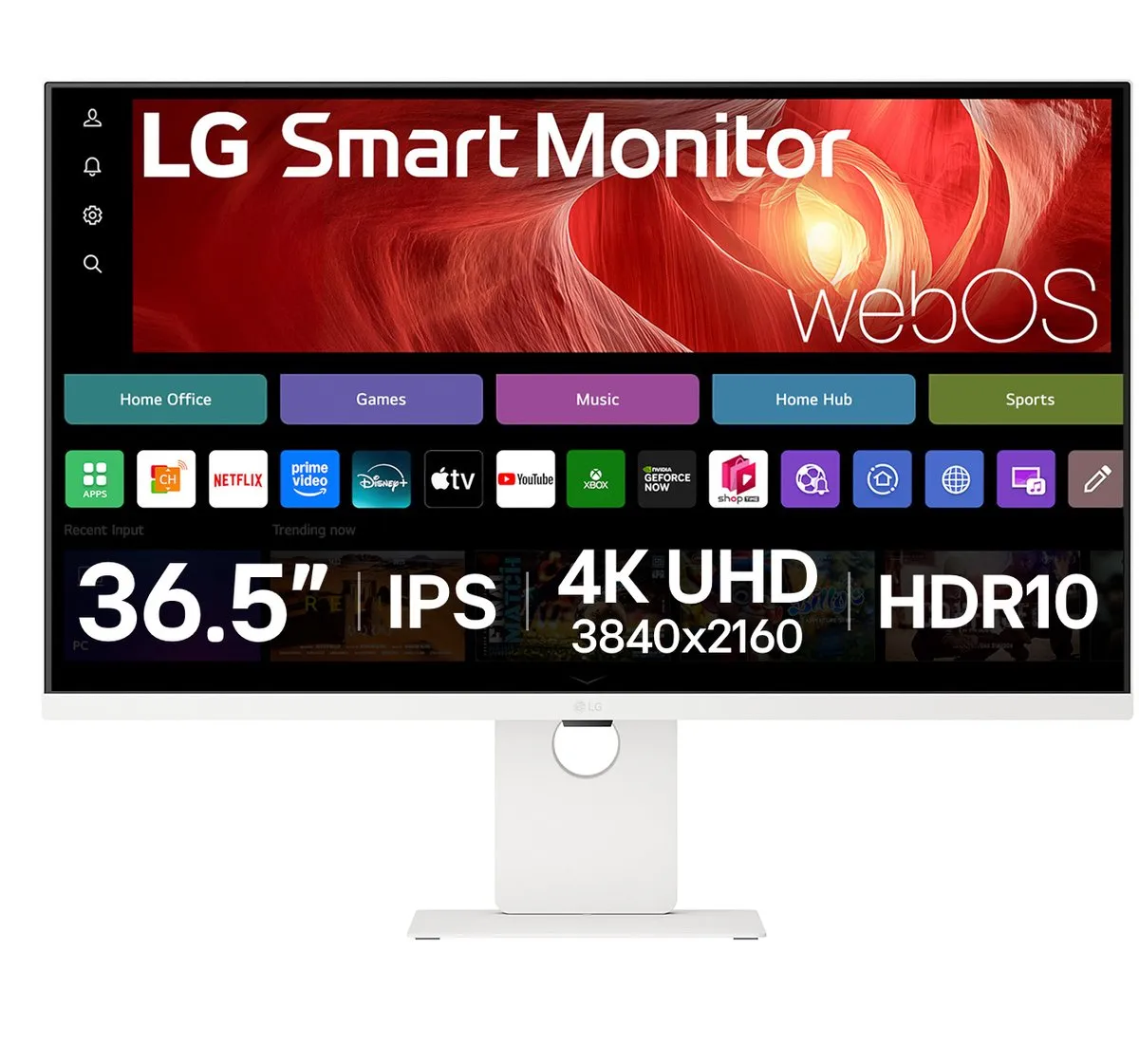 LG 37U730SA Smart Monitor 4K - 37 Inch - USB-C 65W