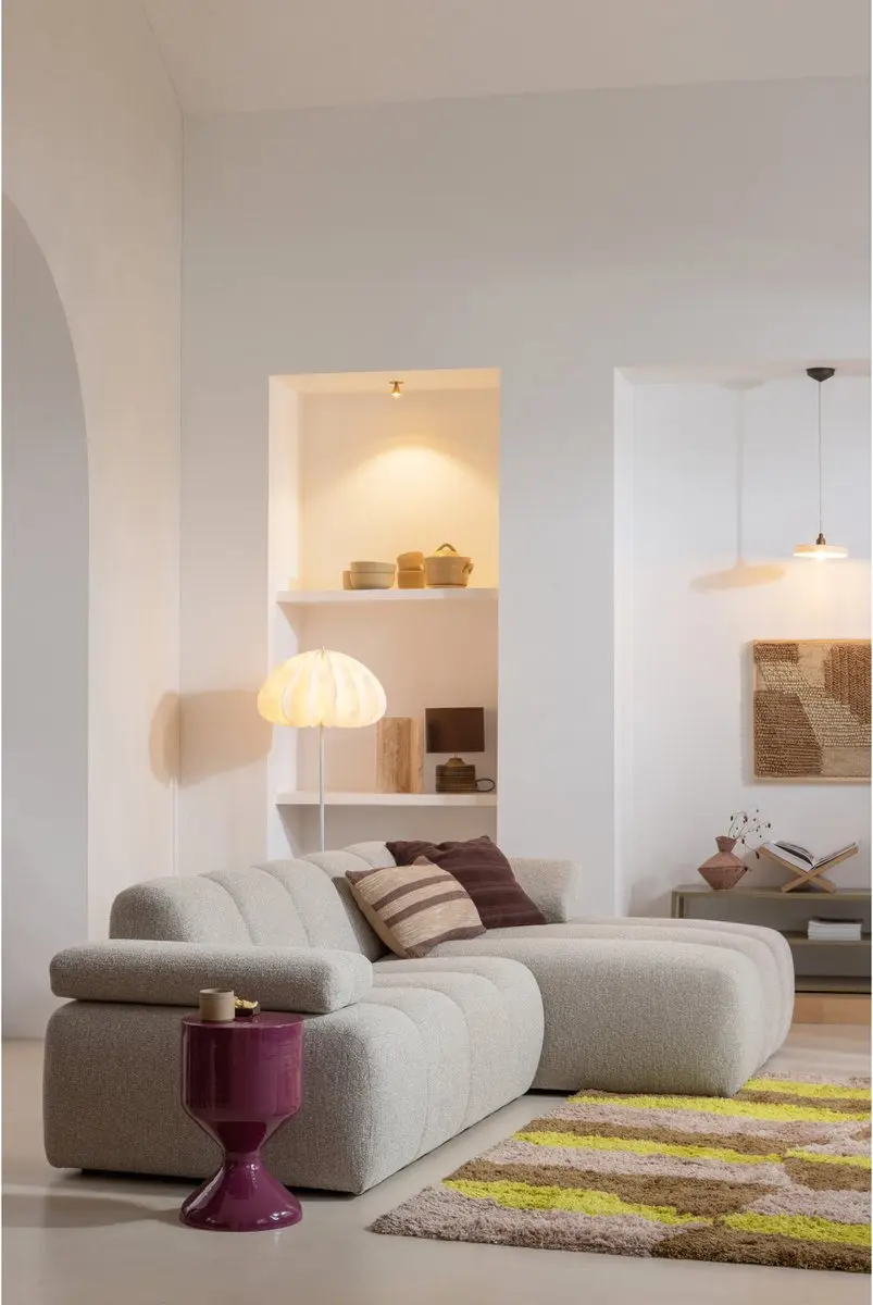 WOOOD Dalia Vloerlamp - Wit - 150xØ50cm