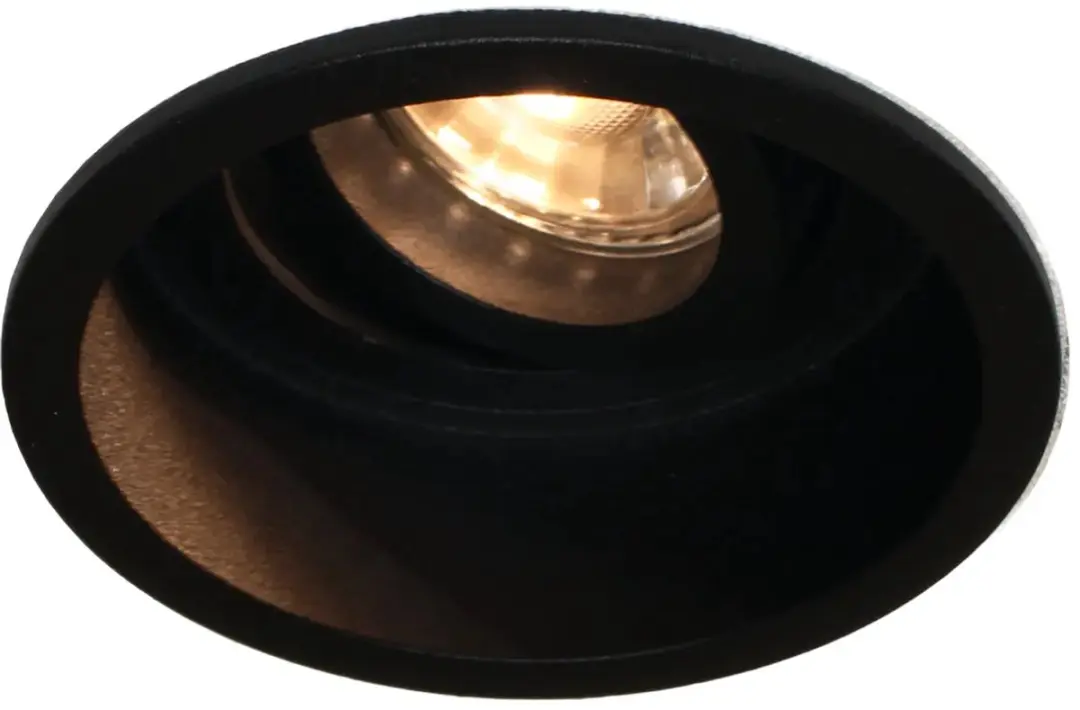 Artdelight Inbouwspot Rex Ø9,2cm Zwart GU10