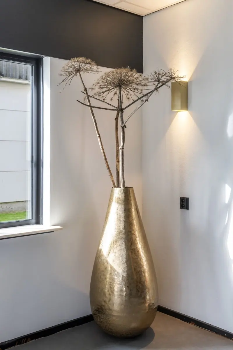 Artdelight Wandlamp Dante XL 2x10W - Mat Goud