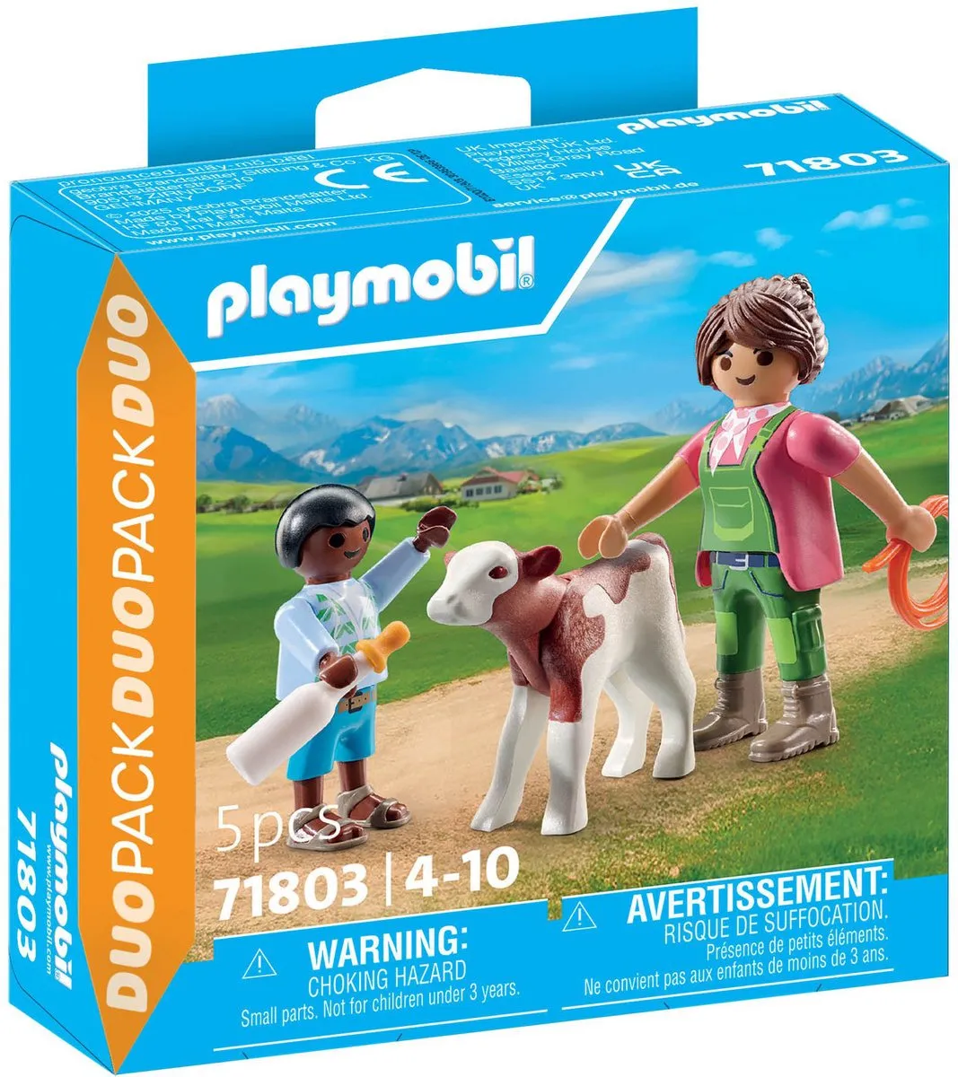 Playmobil Boer met kalf 71803 DuoPack