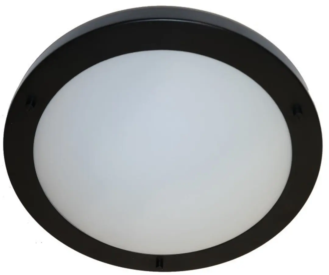Artdelight Plafondlamp Yuca Ø18cm 10W - Zwart