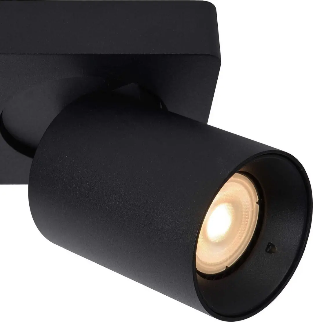 Artdelight Moderne Opbouwspots GU10 Megano 3 Stuks - Zwart Aluminium