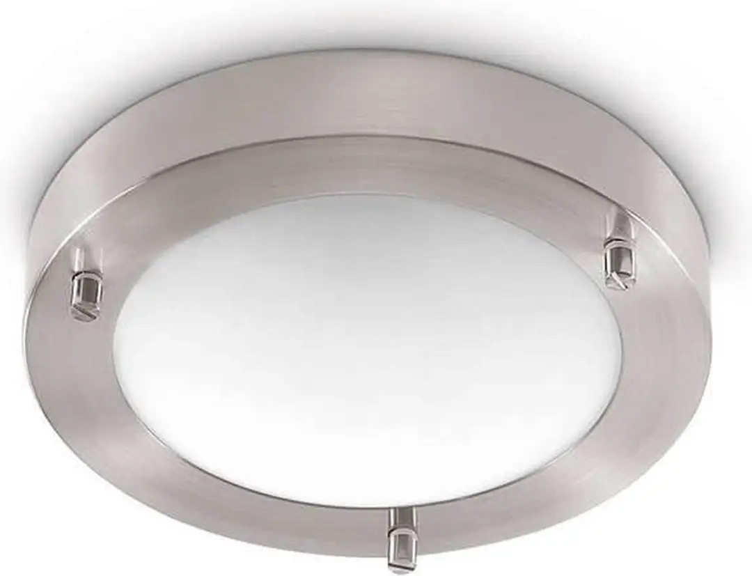 Artdelight Yuca Plafondlamp Ø18cm - 10W Mat Chroom