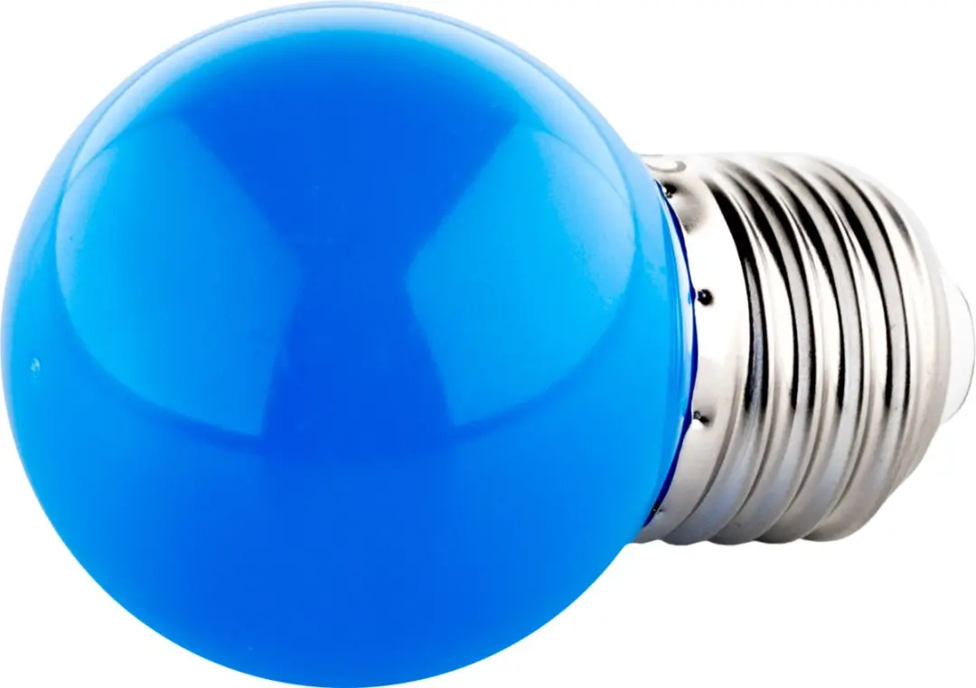 Groenovatie E27 LED G45 1.5W - Blauw Mat