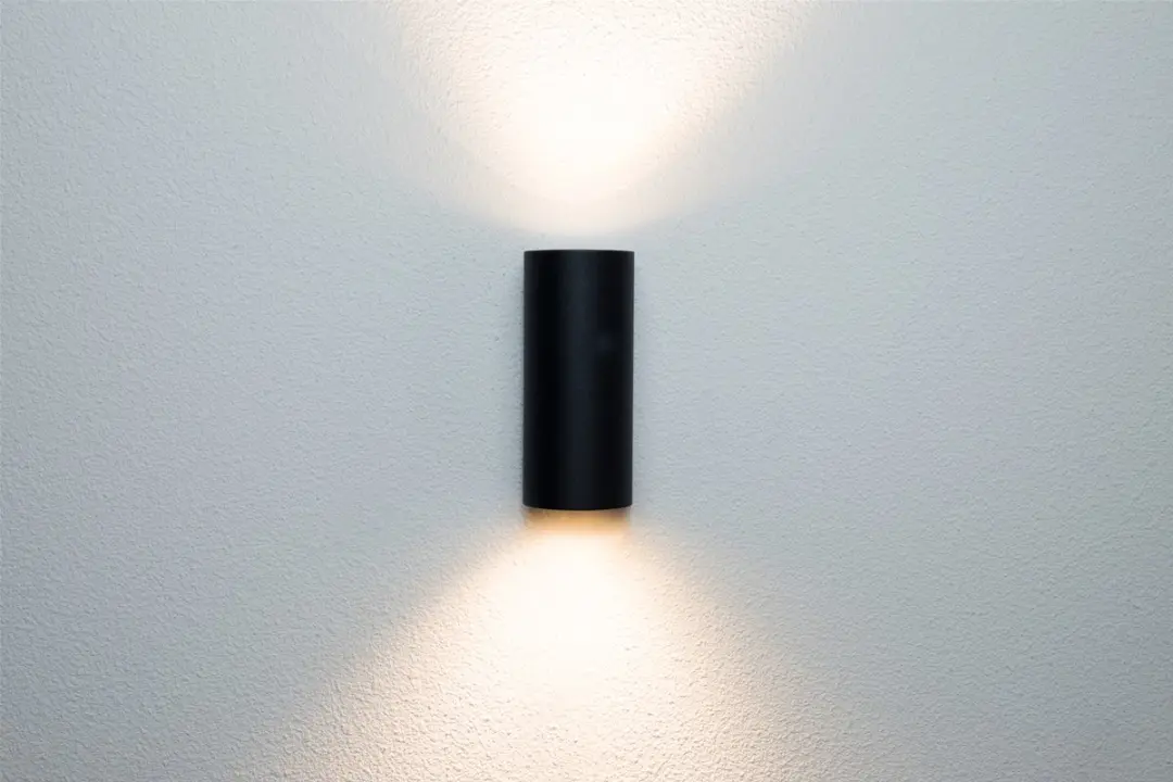 Groenovatie Wandlamp Up & Down Mat Zwart - 2x GU10 IP44