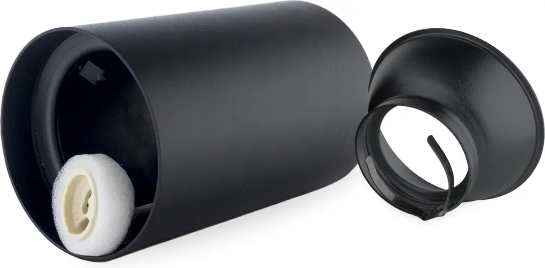 Groenovatie Opbouwspot GU10 Rond 9cm Mat Zwart - afbeelding 6 van 6