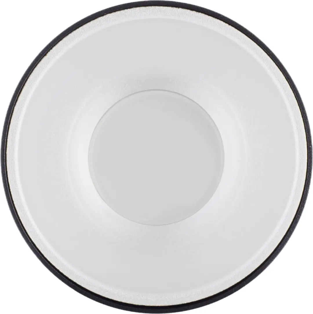 Groenovatie Opbouwspot GU10 Rond 9cm Mat Zwart & Wit