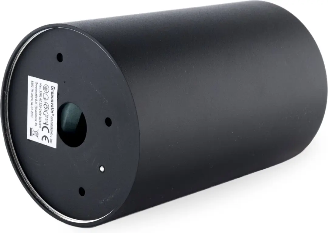 Groenovatie Opbouwspot GU10 Rond 9cm Mat Zwart & Wit