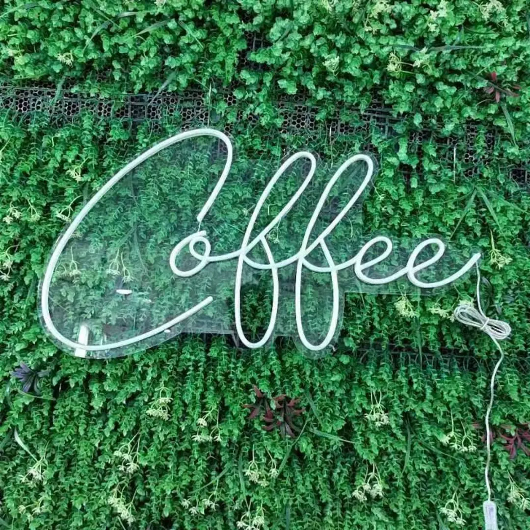 Groenovatie LED Neon Bord 'Coffee' 80x44cm - Warm Wit