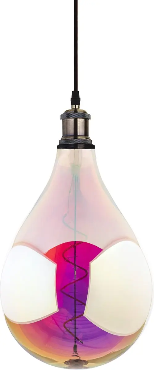 Groenovatie E27 LED Filament A165 XL Metallic - 6W Warm Wit Dimbaar
