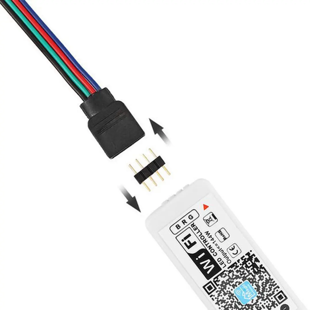 Groenovatie LED Strip RGB Wifi Controller Mini 12A - 5-28V