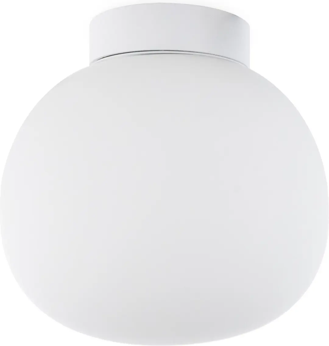 Groenovatie Glazen Wandlamp E27 - Ø23cm - Mat Wit