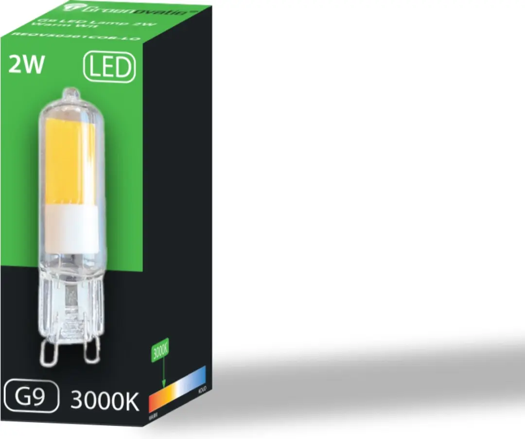 Groenovatie G9 LED Lamp 2W COB - Warm Wit