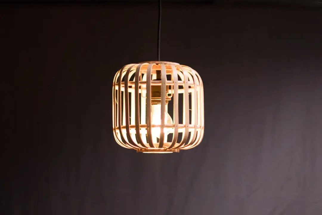 Groenovatie Bamboe Hanglamp Rotan - ⌀22 cm