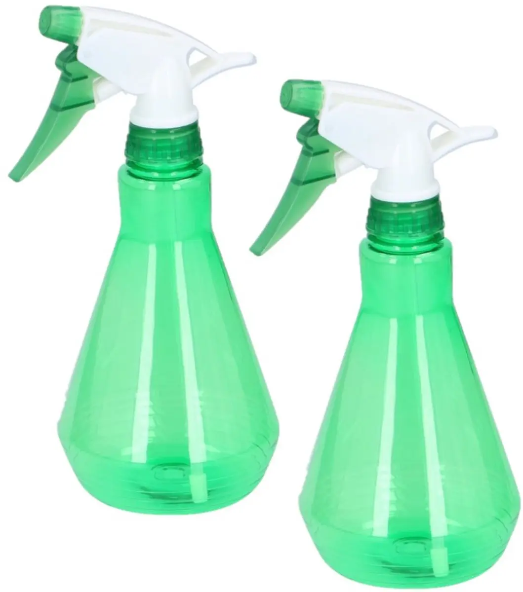 3x stuks plantenspuiten groen 500 ml kunststof