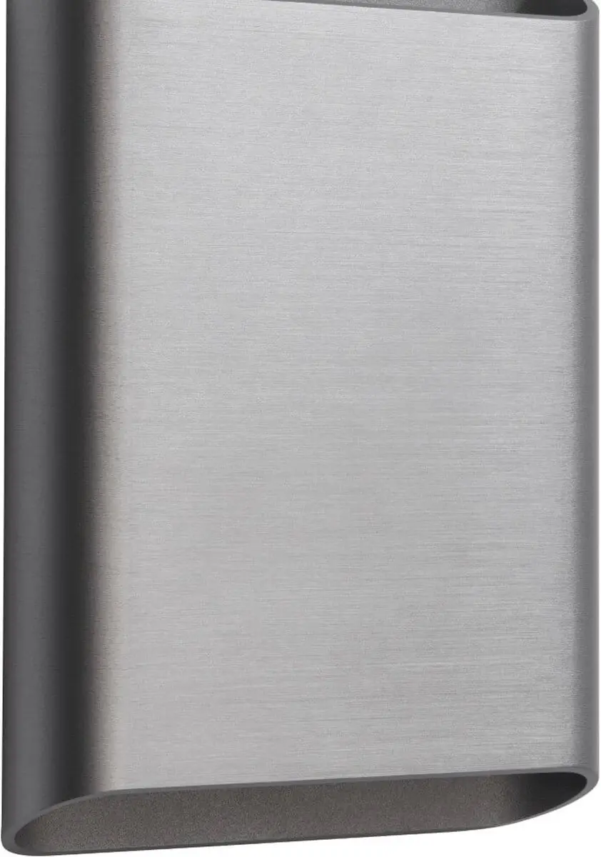 Artdelight Wandlamp Diaz S Gun Metal - 2 Lichtpunten