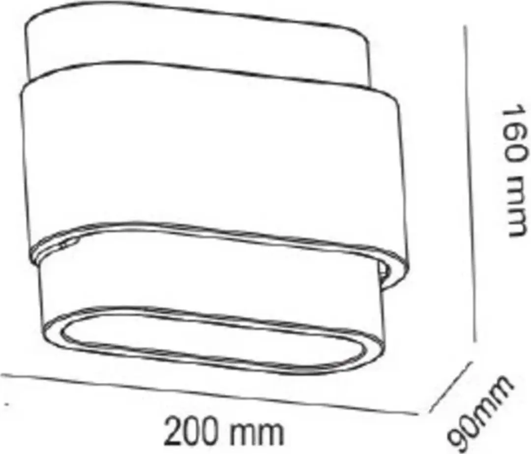 Artdelight Wandlamp Metz 20cm - 2 Lichtpunten - Wit