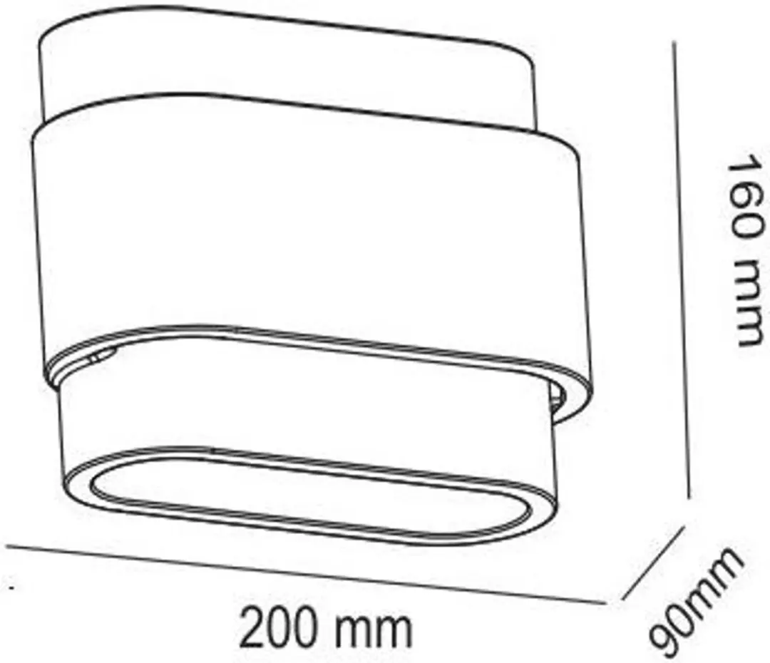 Artdelight Wandlamp Metz 20cm - 2 Lichtpunten - Wit