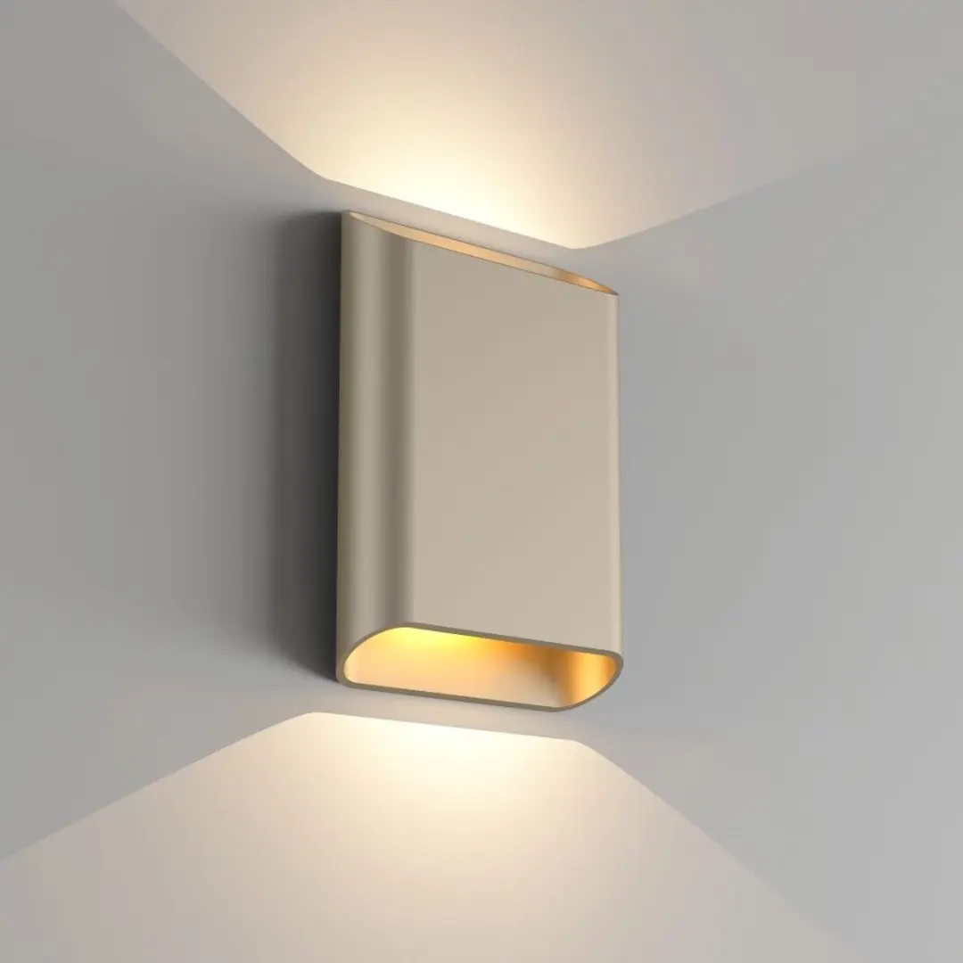 Artdelight Wandlamp Diaz-L Champagne 2x6W Dim To Warm