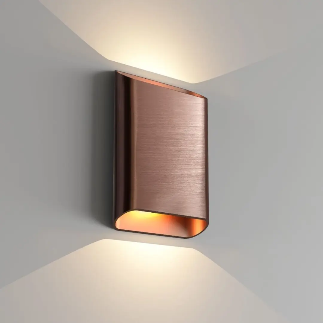 Artdelight Wandlamp Diaz-L Brons Koper