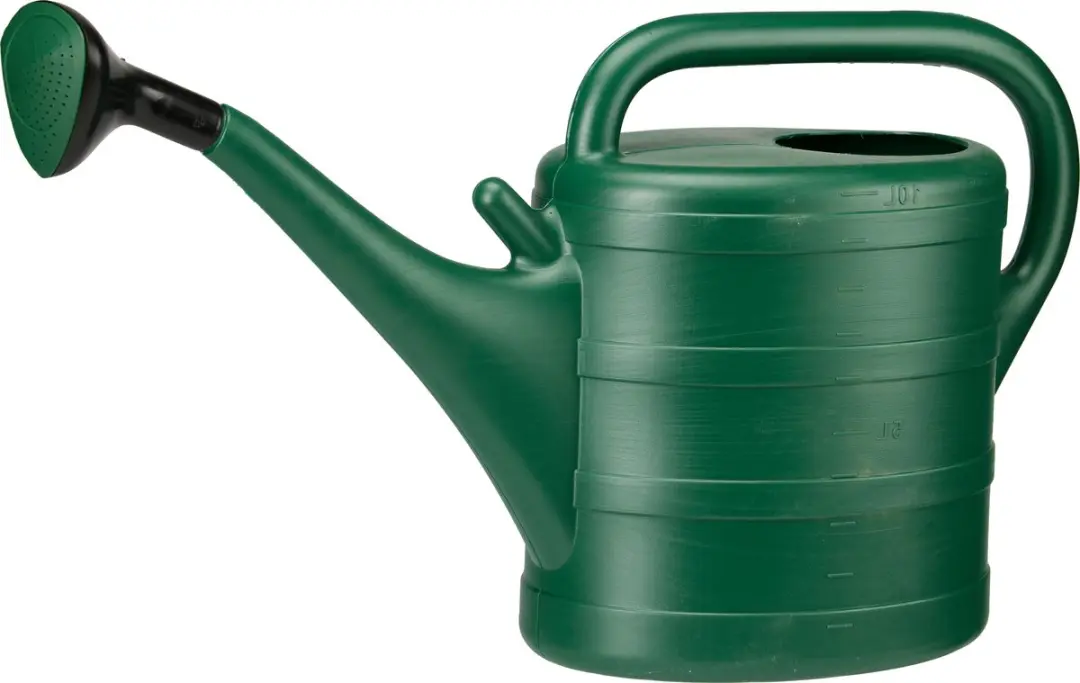 Koopman gieter tuinaccessoire 10 liter donker groen kunststof.