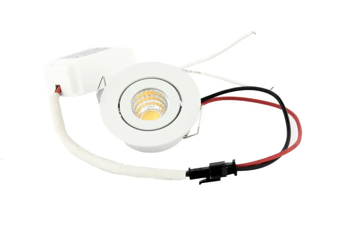 Groenovatie Inbouwspot LED 3W Ø53mm - Kantelbaar & Dimbaar - Wit