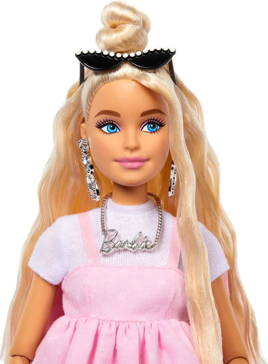 Barbie HYV27 Pastelroze Babydolljurk