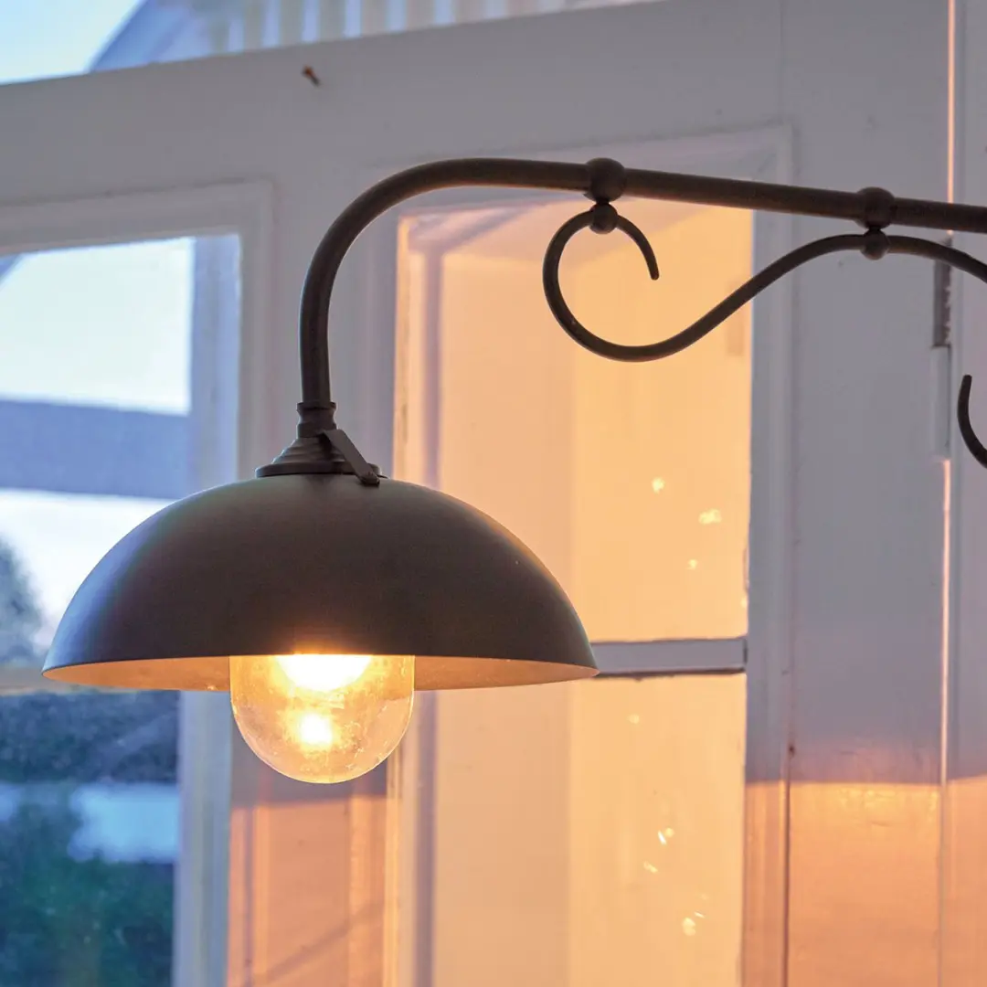 Loberon Lupia Wandlamp - 25W - Zwart